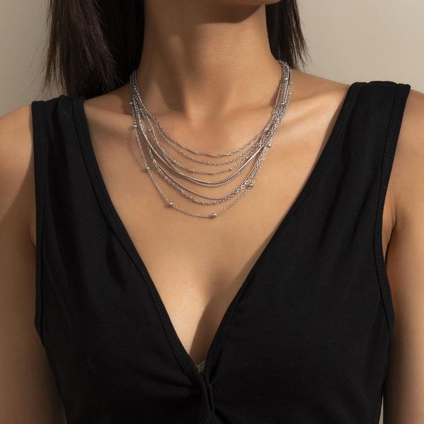 chokers vintage multi-layer chain necklace for women trendy multilayered gold snake choker star heart pendant jewelry, Golden;silver
chokers vintage multi-layer chain necklace for women trendy multilayered gold snake choker star heart pendant jewelry, Golden;silver