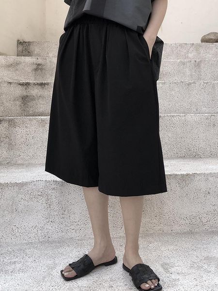 women's shorts suit summer classic dark versatile high waist simple casual large size five minutes pants, White;black
women's shorts suit summer classic dark versatile high waist simple casual large size five minutes pants, White;black