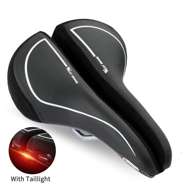summer bicycle saddle cover pu with taillight mtb road hollow breathable comfortable soft cycling parts bike accessories saddles
summer bicycle saddle cover pu with taillight mtb road hollow breathable comfortable soft cycling parts bike accessories saddles