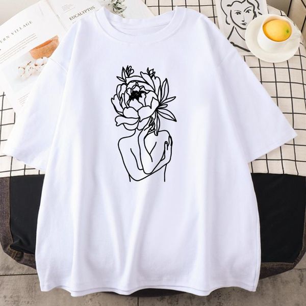 women's t-shirt flower people printed womens t-shirts hip hop quality short sleeved summer funny o-neck streetwear big-size tshirts, White
women's t-shirt flower people printed womens t-shirts hip hop quality short sleeved summer funny o-neck streetwear big-size tshirts, White