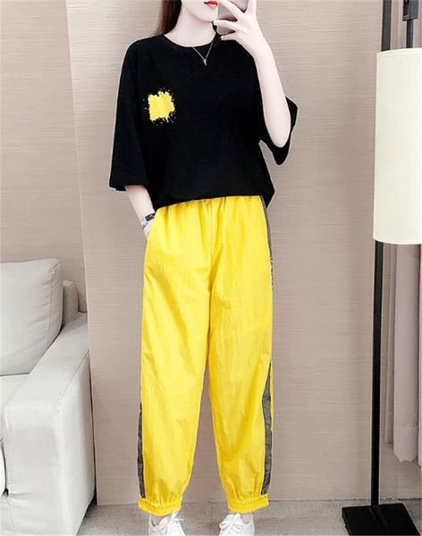 Womens Designer Tracksuits 2pcs Long Pants Clothing Sets Women Letter Print Mid Waist Two Piece Pants, Yellow
Womens Designer Tracksuits 2pcs Long Pants Clothing Sets Women Letter Print Mid Waist Two Piece Pants, Yellow