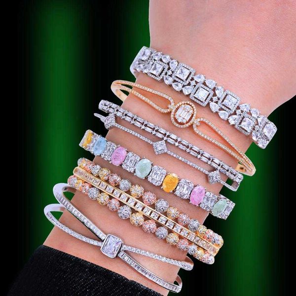 godki trendy luxury stackable bangle cuff for women wedding full cubic zircon crystal cz dubai bracelet party jewelry2019 q0720, Black
godki trendy luxury stackable bangle cuff for women wedding full cubic zircon crystal cz dubai bracelet party jewelry2019 q0720, Black