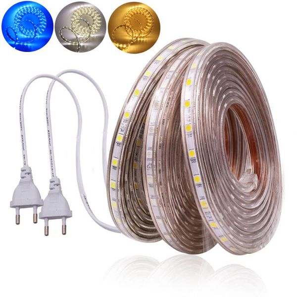 strips 220v 110v led strip light 60leds/m tape flexible lights eu/uk plug outdoor waterproof ribbon warm white/white/blue
strips 220v 110v led strip light 60leds/m tape flexible lights eu/uk plug outdoor waterproof ribbon warm white/white/blue