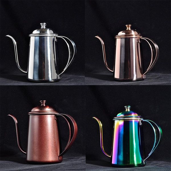 coffee pots pour over drip kettle 304 thicken stainless steel with precision gooseneck spout for amazing water flow control, 650ml
coffee pots pour over drip kettle 304 thicken stainless steel with precision gooseneck spout for amazing water flow control, 650ml