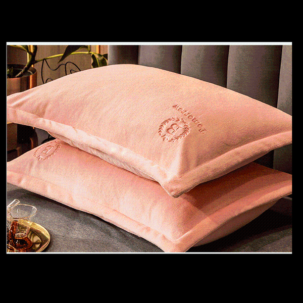 pillow case crystal velvet embroidered core cover winter extra thick warm coral single 48x74cm pair
pillow case crystal velvet embroidered core cover winter extra thick warm coral single 48x74cm pair