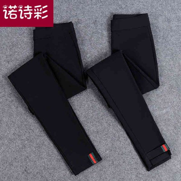 capri spring tights pencil leggings black women's elastic belt slim student children's summer pants, Black;white
capri spring tights pencil leggings black women's elastic belt slim student children's summer pants, Black;white