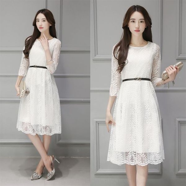 6kr 2021 spring and autumn plus size eslace dresskorean women's fashion slim large size slim lace dress fashion
6kr 2021 spring and autumn plus size eslace dresskorean women's fashion slim large size slim lace dress fashion