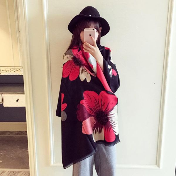 scarves women fashion winter korean lady's double-sided warm thickened large flower imitation cashmere scarf shawl, Blue;gray
scarves women fashion winter korean lady's double-sided warm thickened large flower imitation cashmere scarf shawl, Blue;gray