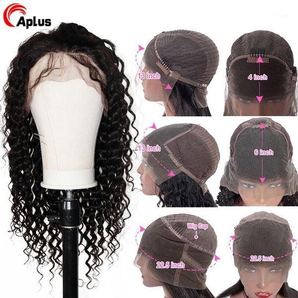 deep wave wig with frontal 360 13x6 13x4 transparent lace front human hair malaysian remy long 150% density aplus1, Black;brown
deep wave wig with frontal 360 13x6 13x4 transparent lace front human hair malaysian remy long 150% density aplus1, Black;brown