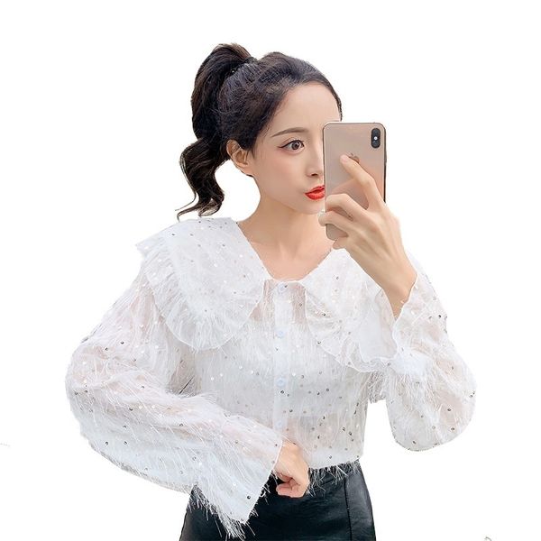 women's t-shirts 2021 tassel sleeves long chiffon blusas women's shirts autumn and winter female blouse cf2t, Black
women's t-shirts 2021 tassel sleeves long chiffon blusas women's shirts autumn and winter female blouse cf2t, Black