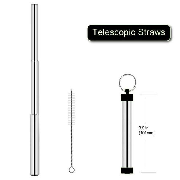 drinking straws est portable stainless steel travel straw reusable with brush,3.9inch metal carry
drinking straws est portable stainless steel travel straw reusable with brush,3.9inch metal carry
