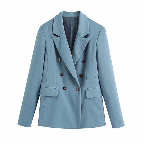 women's suits & blazers yenkye est women vintage double breasted blazer mujer notched collar office ladies suit jacket female business, White;black
women's suits & blazers yenkye est women vintage double breasted blazer mujer notched collar office ladies suit jacket female business, White;black