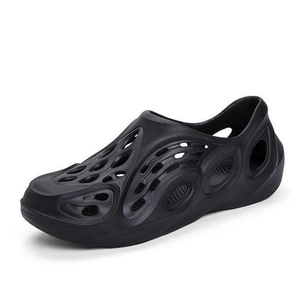 2020 summer new men's sandals breathable hole shoes coconut sandals antiskid wading shoes men's beach shoes, Black
2020 summer new men's sandals breathable hole shoes coconut sandals antiskid wading shoes men's beach shoes, Black