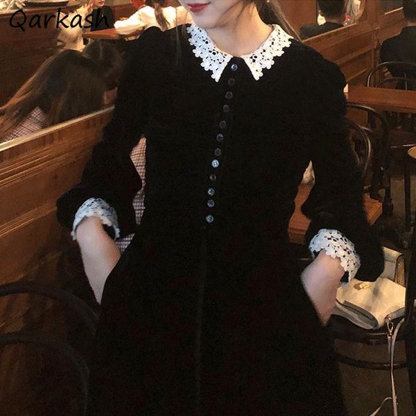 casual dresses women long sleeve tunic harajuku retro autumn fashion lace temperament female party aesthetic romantic jupe mujer faldas, Black;gray
casual dresses women long sleeve tunic harajuku retro autumn fashion lace temperament female party aesthetic romantic jupe mujer faldas, Black;gray