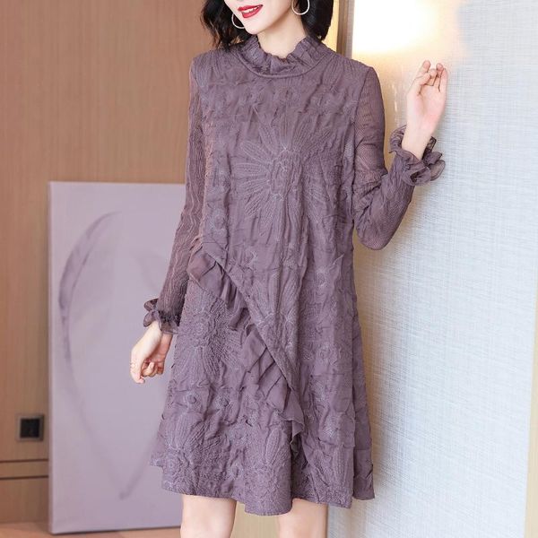 casual dresses plus size dress women's 2021 autumn winter fashion french style flare sleeve loose a line for women 45-75kg, Black;gray
casual dresses plus size dress women's 2021 autumn winter fashion french style flare sleeve loose a line for women 45-75kg, Black;gray