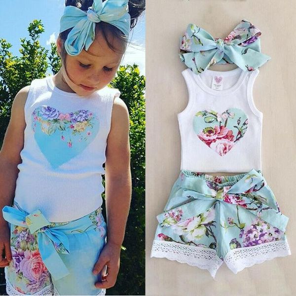 clothing sets baby girl outfits summer toddler clothes set sleeveless floral tank + shorts with bow-knot headband, White
clothing sets baby girl outfits summer toddler clothes set sleeveless floral tank + shorts with bow-knot headband, White