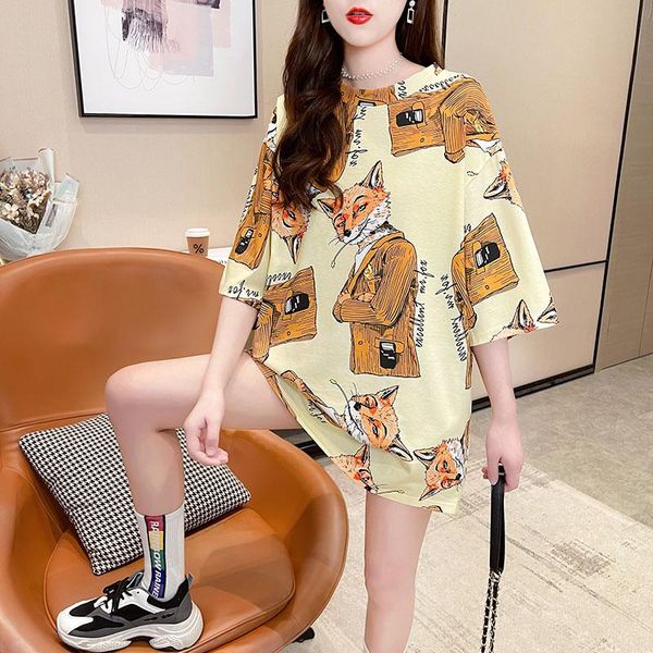 women's t-shirt 14 styles print oversized t shirt women 2021 summer arrial streetwear hip hop tshirt lady fashion and bloues, White
women's t-shirt 14 styles print oversized t shirt women 2021 summer arrial streetwear hip hop tshirt lady fashion and bloues, White