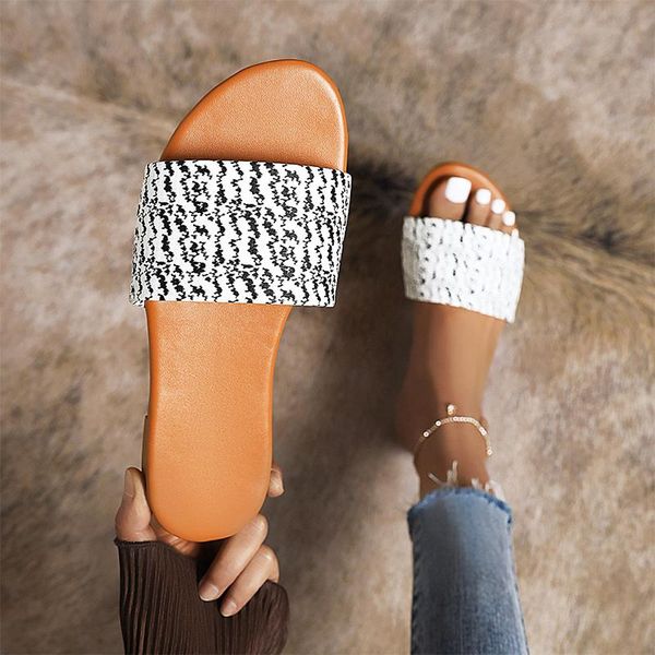 slippers women print mixed color summer female casual slides ladies comfort leisure shoes woman flats plus size footwear, Black
slippers women print mixed color summer female casual slides ladies comfort leisure shoes woman flats plus size footwear, Black