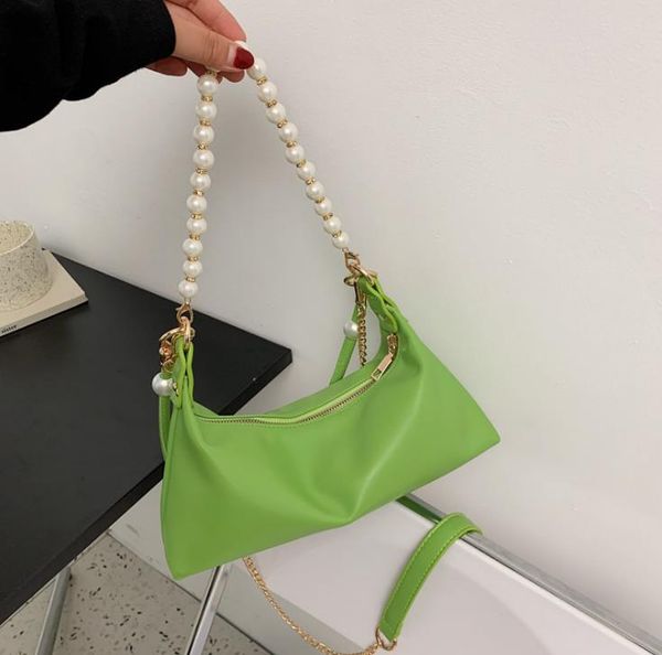 fashion female bags texture one shoulder messenger pearl handbag underarm bag 
fashion female bags texture one shoulder messenger pearl handbag underarm bag