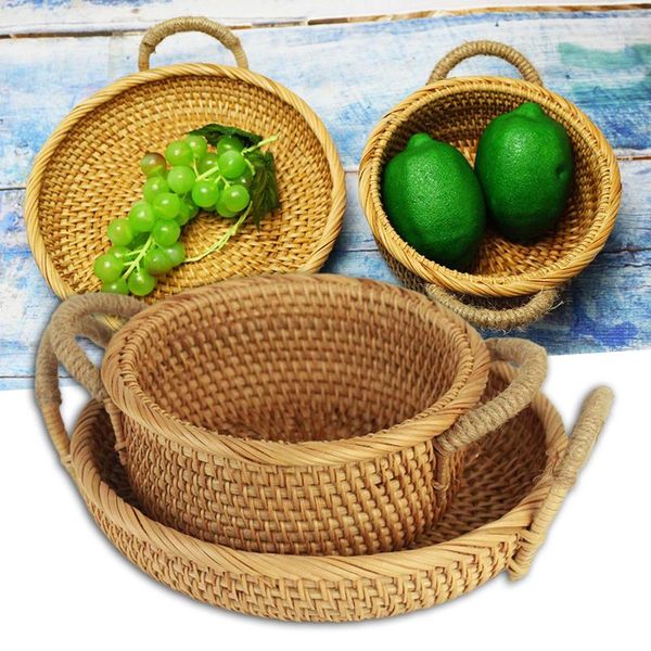 storage baskets rattan round basket with handles vintage style organizer for fruits vegetables bread promotion
storage baskets rattan round basket with handles vintage style organizer for fruits vegetables bread promotion