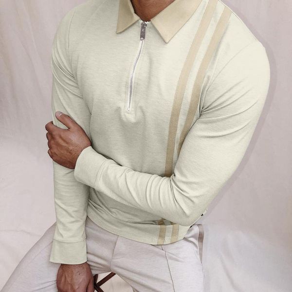 men's polos men casual shirts zipper turn-down collar solid double belt shirt blouse male autumn pullover, White;black
men's polos men casual shirts zipper turn-down collar solid double belt shirt blouse male autumn pullover, White;black