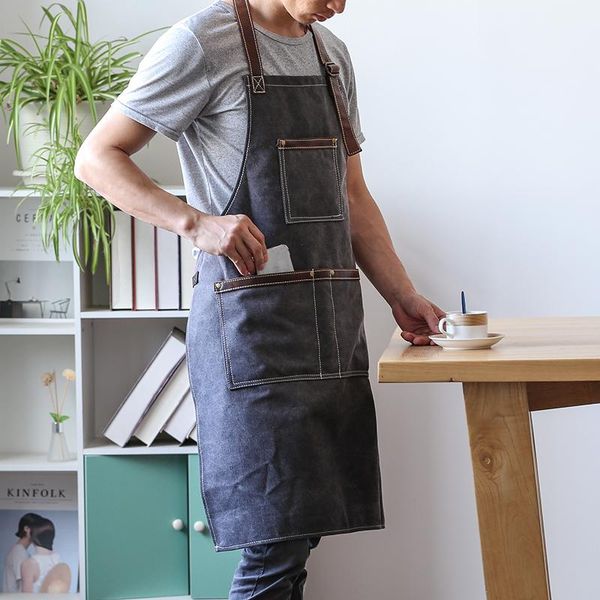 backpack apron kitchen vintage hairdresser aprons for men adjustable woman with tool pockets
backpack apron kitchen vintage hairdresser aprons for men adjustable woman with tool pockets