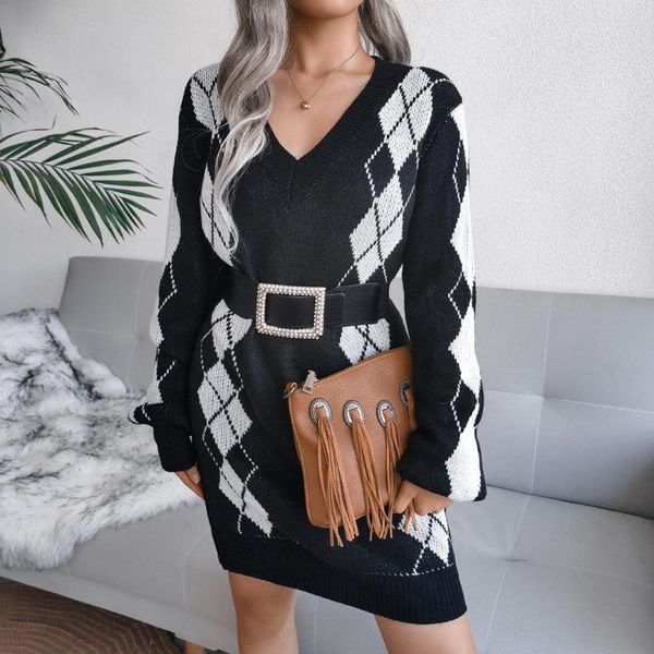 women's sweaters basic knitted long sweater autumn winter v-neck sleeve chunky pullover female jumper dress, White;black
women's sweaters basic knitted long sweater autumn winter v-neck sleeve chunky pullover female jumper dress, White;black