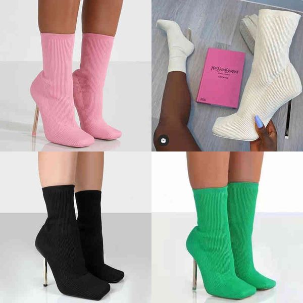 boot 2022 fashion design sock boots knitting stretch high heels for women shoes autumn winter ankle booties 221223, Black
boot 2022 fashion design sock boots knitting stretch high heels for women shoes autumn winter ankle booties 221223, Black