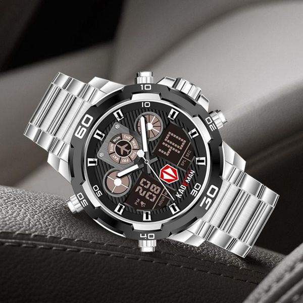 wristwatches kademan military sport watches mens waterproof dual display wrist army male led digital watch relogio masculino, Slivery;brown
wristwatches kademan military sport watches mens waterproof dual display wrist army male led digital watch relogio masculino, Slivery;brown