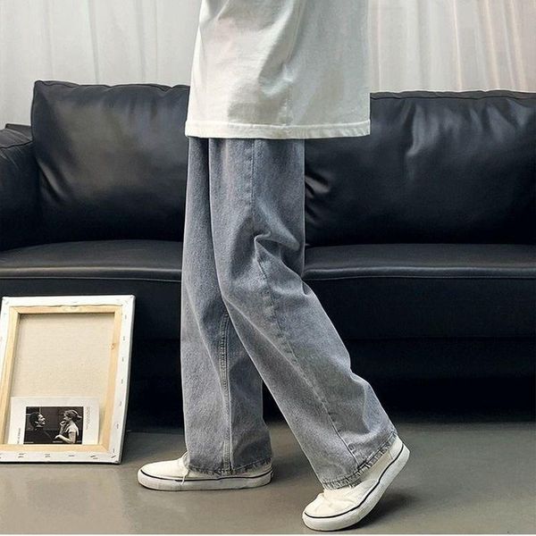 mens jeans plus size 3xl solid loose wide leg chic all-match denim trousers male harajuku causal simple korean style streetwear, Blue
mens jeans plus size 3xl solid loose wide leg chic all-match denim trousers male harajuku causal simple korean style streetwear, Blue