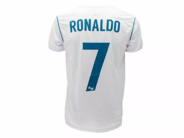 shirt real madrid t-shirt ronaldo n 7 boy kid, White;black