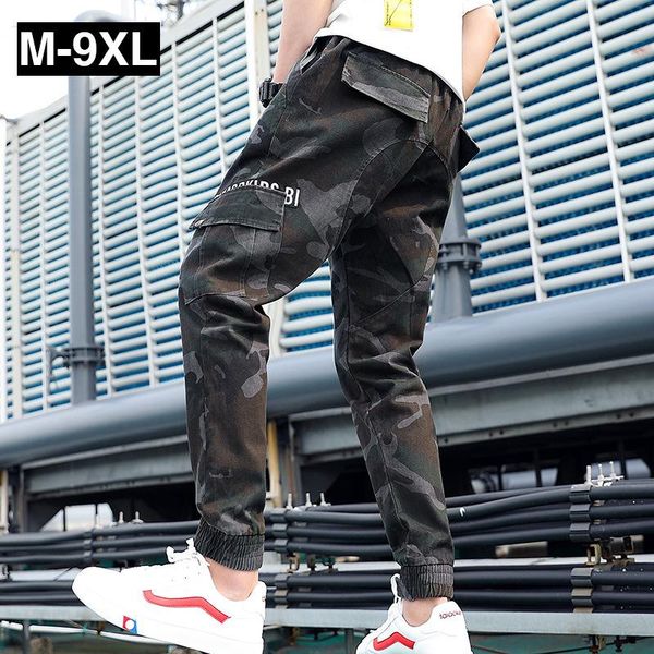 men slim pencil pants large size sweat spring summer camouflage elastic waist casual cargo overalls trousers male men's, Black
men slim pencil pants large size sweat spring summer camouflage elastic waist casual cargo overalls trousers male men's, Black