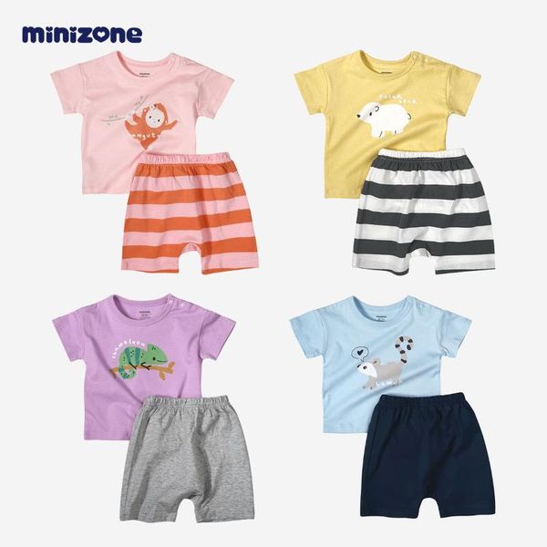 clothing sets minizone 2 peaces set short and tshirt for boys girls cotton cute print, White
clothing sets minizone 2 peaces set short and tshirt for boys girls cotton cute print, White