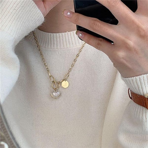 pendant necklaces ot buckle women's necklace niche design sense clavicle chain love circle sweater cold wind long, Silver
pendant necklaces ot buckle women's necklace niche design sense clavicle chain love circle sweater cold wind long, Silver