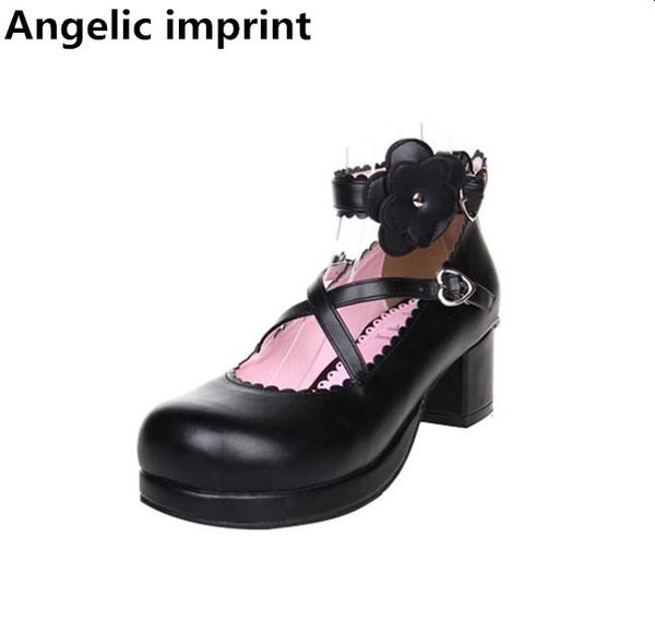 dress shoes angelic imprint woman mori girl lolita cosplay lady mid heels pumps women princess party 33-47 flowers 4.5cm, Black
dress shoes angelic imprint woman mori girl lolita cosplay lady mid heels pumps women princess party 33-47 flowers 4.5cm, Black