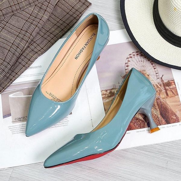 dress shoes fashion high heels fall women's pointed wild black work party pumps slip-on thin zapatos de mujer
dress shoes fashion high heels fall women's pointed wild black work party pumps slip-on thin zapatos de mujer