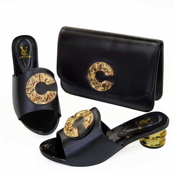 daily versatile wedding banquet dinner shoes with bag leisure short heel sandals women wear summer messenger, Black
daily versatile wedding banquet dinner shoes with bag leisure short heel sandals women wear summer messenger, Black