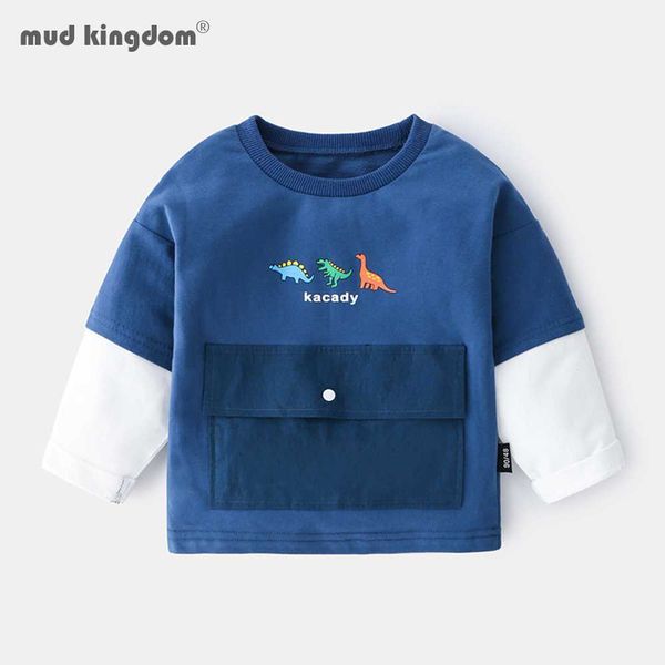 mudkingdom boys sweatshirts fashion patchwork long sleeve kids clothing autumn cartoon dinosaur big pocket casual clothes 210615, Black
mudkingdom boys sweatshirts fashion patchwork long sleeve kids clothing autumn cartoon dinosaur big pocket casual clothes 210615, Black