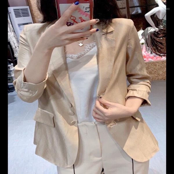 women's suits & blazers european station in spring and summer of 2021 fashion leisure professional slim fit coat, White;black
women's suits & blazers european station in spring and summer of 2021 fashion leisure professional slim fit coat, White;black