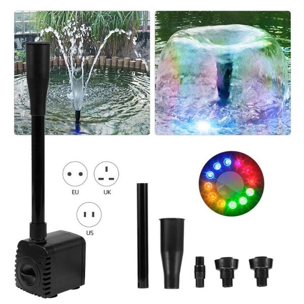 10w/15w ultra-quiet submersible water fountain pump fish tank pond aquarium usb with 12 led light garden decorations
10w/15w ultra-quiet submersible water fountain pump fish tank pond aquarium usb with 12 led light garden decorations