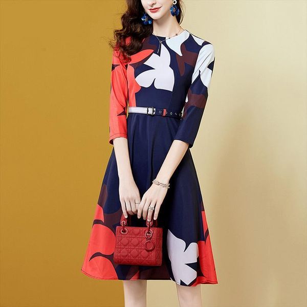 ol round neck waist slim womens dress retro printed a line for spring full sleeve stylish and elegant women, Black;gray
ol round neck waist slim womens dress retro printed a line for spring full sleeve stylish and elegant women, Black;gray