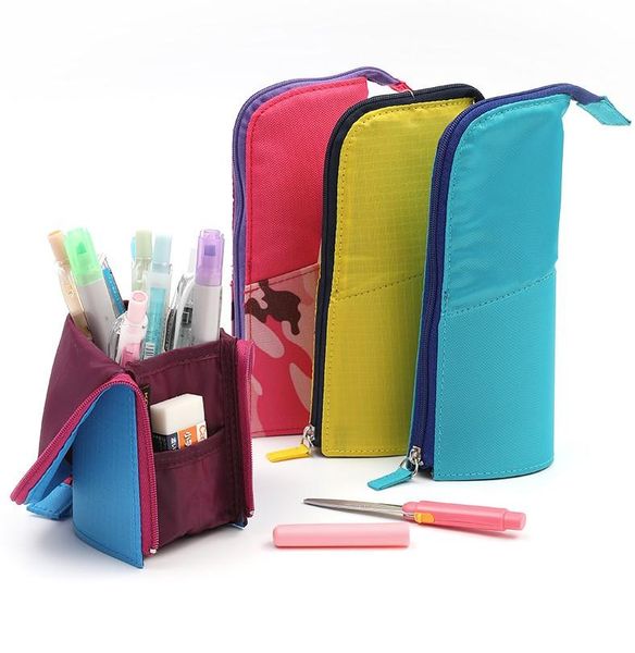 multifunction high capacity deformable pencil case simple original vertical student stationery storage pen holder bags
multifunction high capacity deformable pencil case simple original vertical student stationery storage pen holder bags