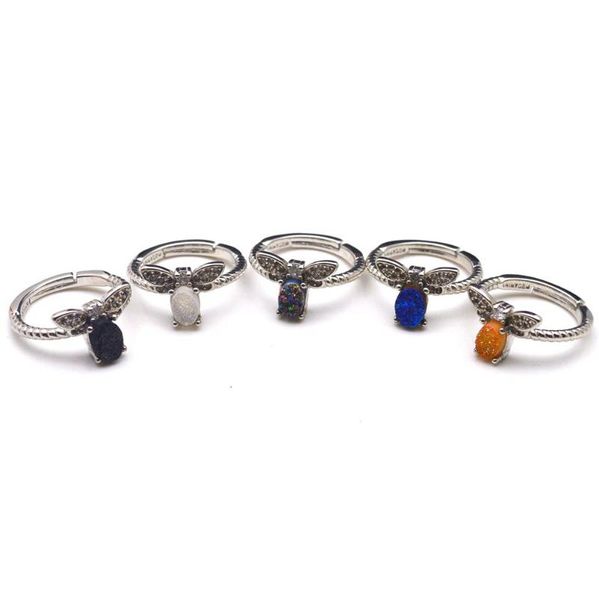 wedding rings natural oval crystal druzy finger ring charm butterfly zircon silver plating minerals geode gem stone round for women, Slivery;golden
wedding rings natural oval crystal druzy finger ring charm butterfly zircon silver plating minerals geode gem stone round for women, Slivery;golden