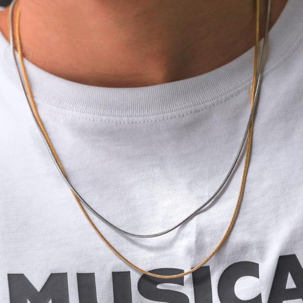 chains 1.5mm necklaces for women gold silver color round snake link chain stainless steel 24inch 60cm fashion jewelry wholesale ldn307
chains 1.5mm necklaces for women gold silver color round snake link chain stainless steel 24inch 60cm fashion jewelry wholesale ldn307