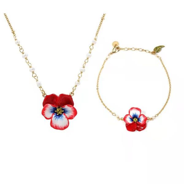 earrings & necklace 2021 simple romantic enameldrop blossom bracelet and set in two colour, Silver
earrings & necklace 2021 simple romantic enameldrop blossom bracelet and set in two colour, Silver