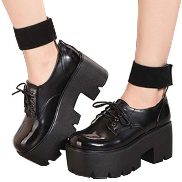 dress shoes 2021 genuine leather square high heels sweet lolita cool gothic girls style black ankle-strap pumps platform woman
dress shoes 2021 genuine leather square high heels sweet lolita cool gothic girls style black ankle-strap pumps platform woman