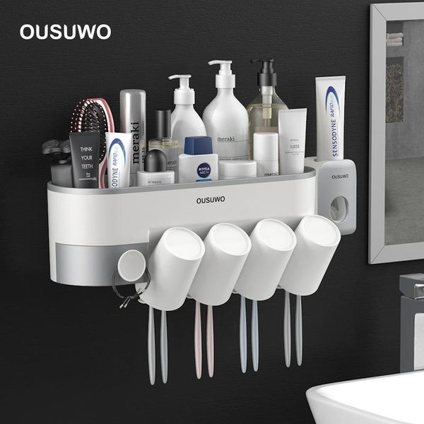 multicard slot toothbrush holder rack organizer hanging set storage wall-mounted toothpaste dispenser admission bathroom shelves
multicard slot toothbrush holder rack organizer hanging set storage wall-mounted toothpaste dispenser admission bathroom shelves
