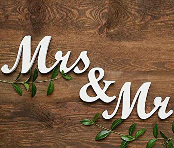 novelty items white mr & mrs wooden letter decoration wedding romantic english alphabet marriage decor sign valentine's day deskornamen
novelty items white mr & mrs wooden letter decoration wedding romantic english alphabet marriage decor sign valentine's day deskornamen