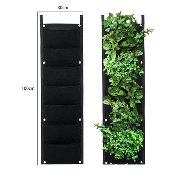 planters & pots wall hanging planting bags 7 pockets plant grow bag planter vertical garden vegetable living bonsai flower home supply
planters & pots wall hanging planting bags 7 pockets plant grow bag planter vertical garden vegetable living bonsai flower home supply