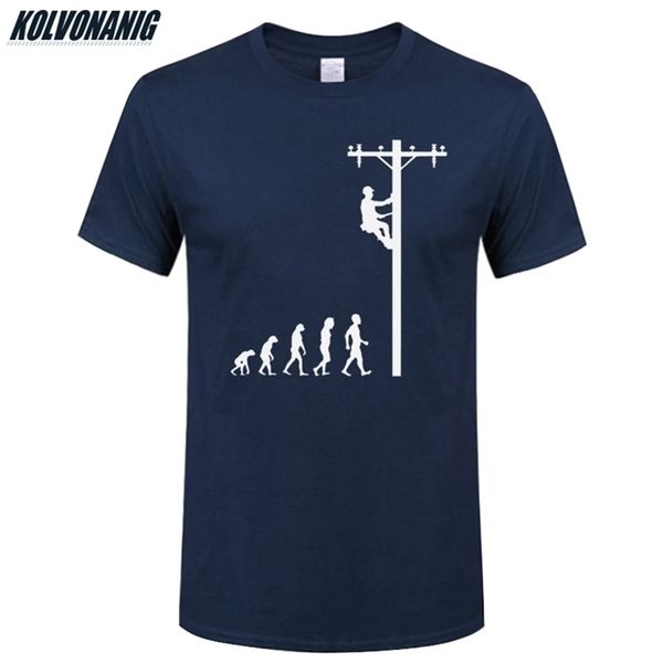 human evolution of lineman t shirt birthday gift for electrician dad father husband o-neck short sleeve cotton men's t-shirts 210716, White;black
human evolution of lineman t shirt birthday gift for electrician dad father husband o-neck short sleeve cotton men's t-shirts 210716, White;black